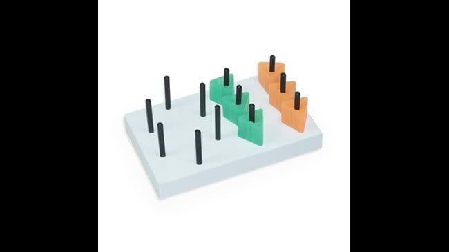 Peg Board and Triangles for the FLS Laparoscopic Trainer